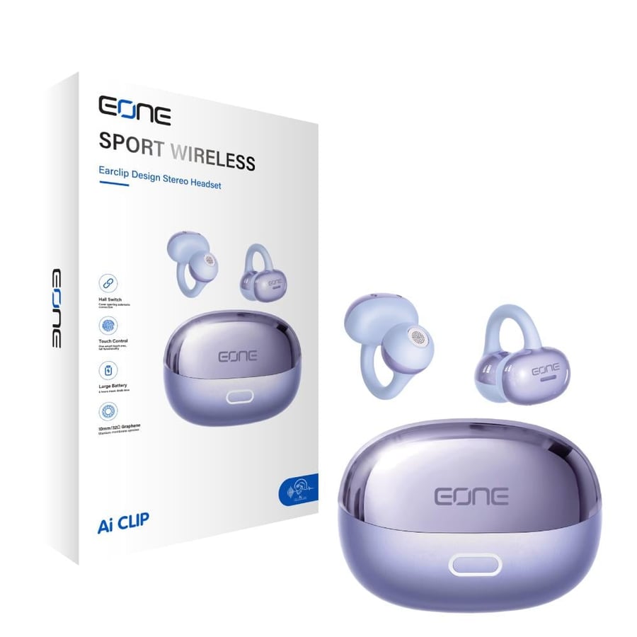 سماعة EONE AI CLIP الرياضية اللاسلكية
