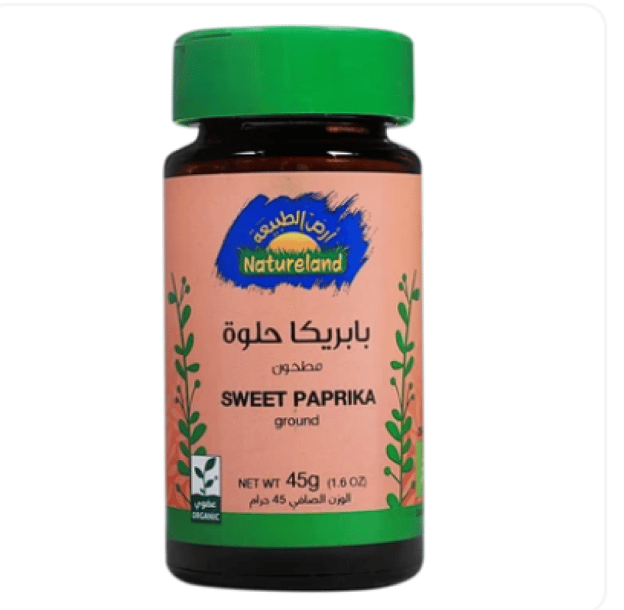 أرض الطبيعة بابريكا حلوة 45 جم