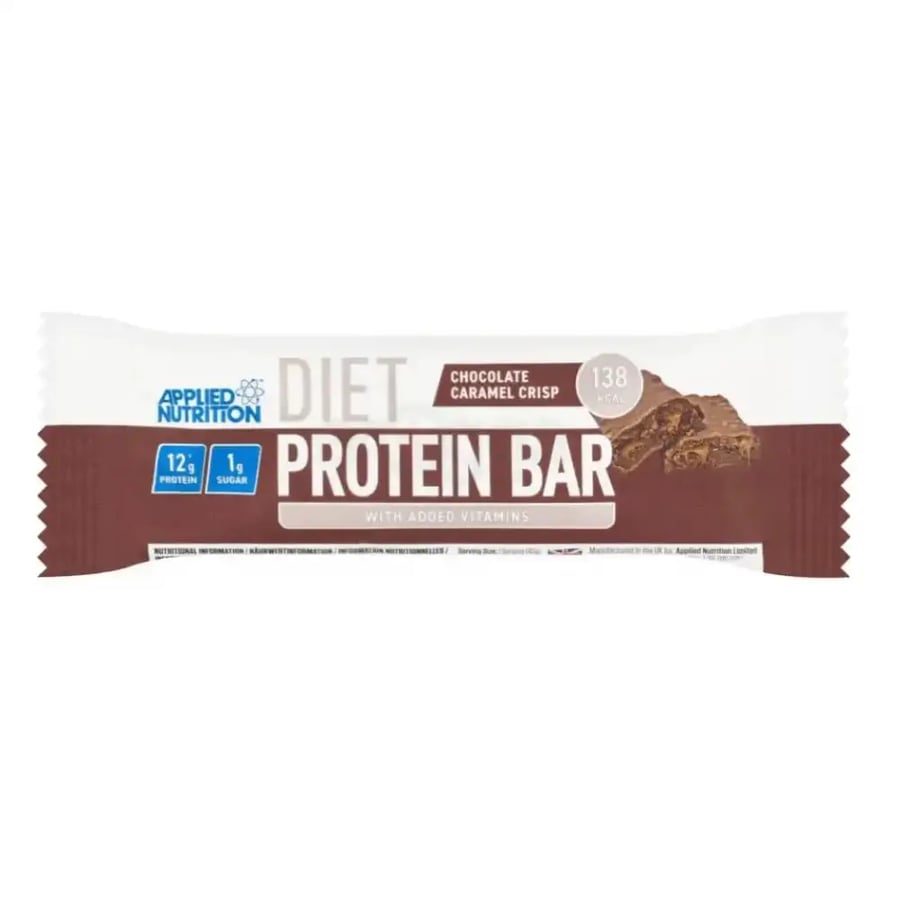 Applied Nutrition Diet Protein Bar Caramel Crispy 45G ×12