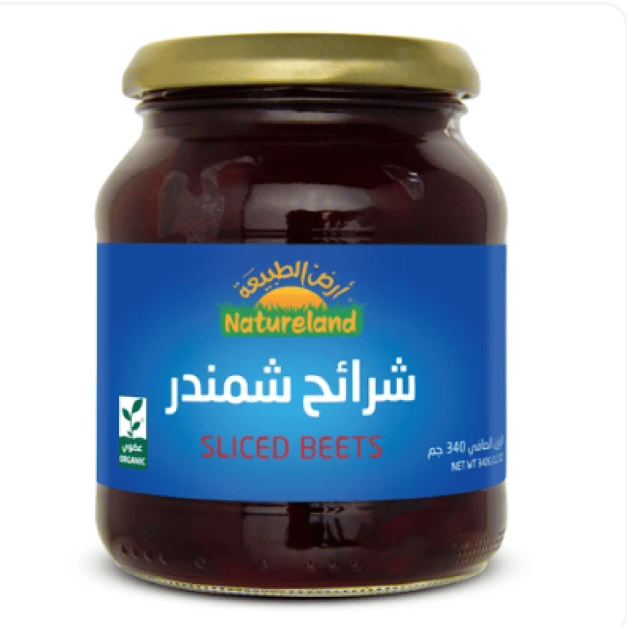 أرض الطبيعة شرائح شمندر عضوي 340 جم