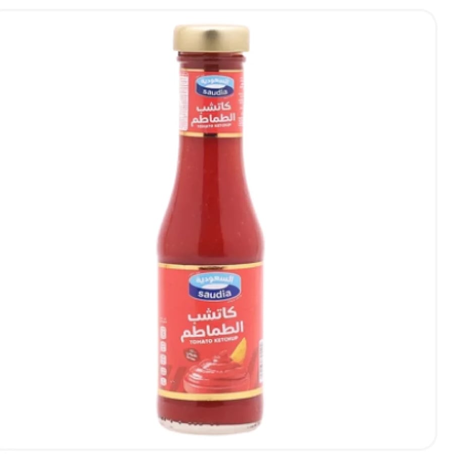 السعودية كاتشب زجاج 340 جم