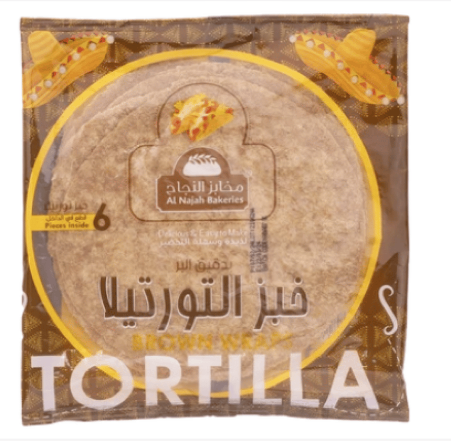 النجاح خبز التورتيلا بر 6 قطع