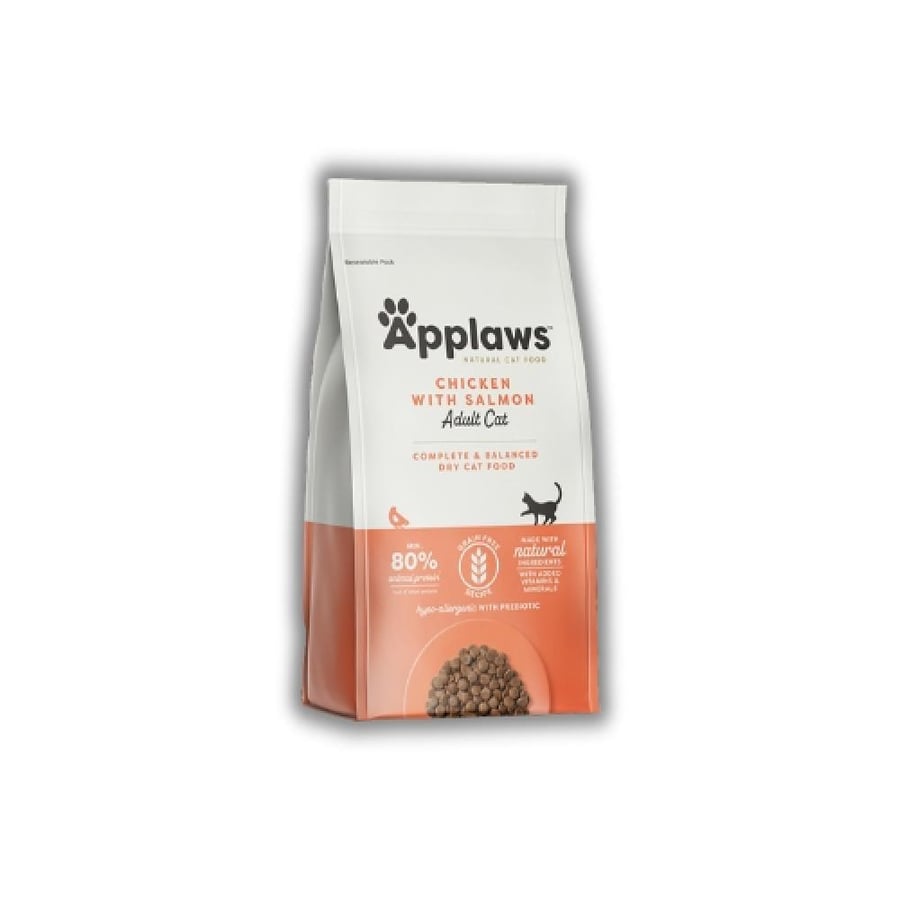 ابلاوز طعام قطط جاف سالمون ودجاج, Applaws Cat Dry Food Salmon Chicken