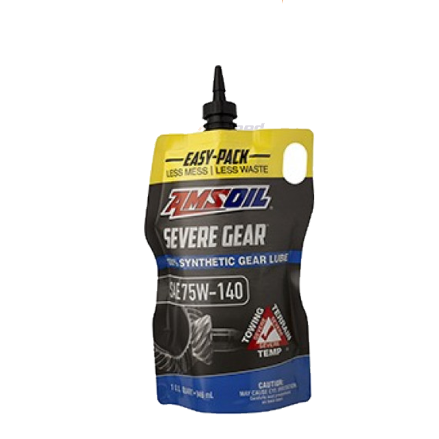 علبه زيت تروس امزاويل AMSOIL   75W140  946ML