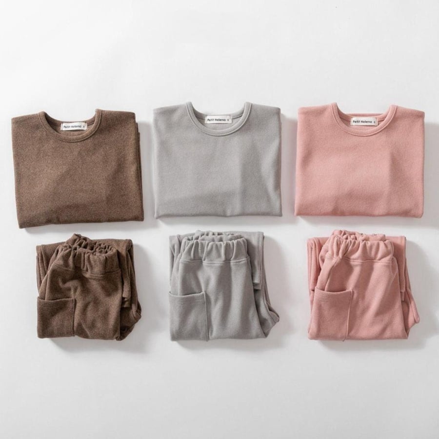 Square Stretch Top Bottom Set