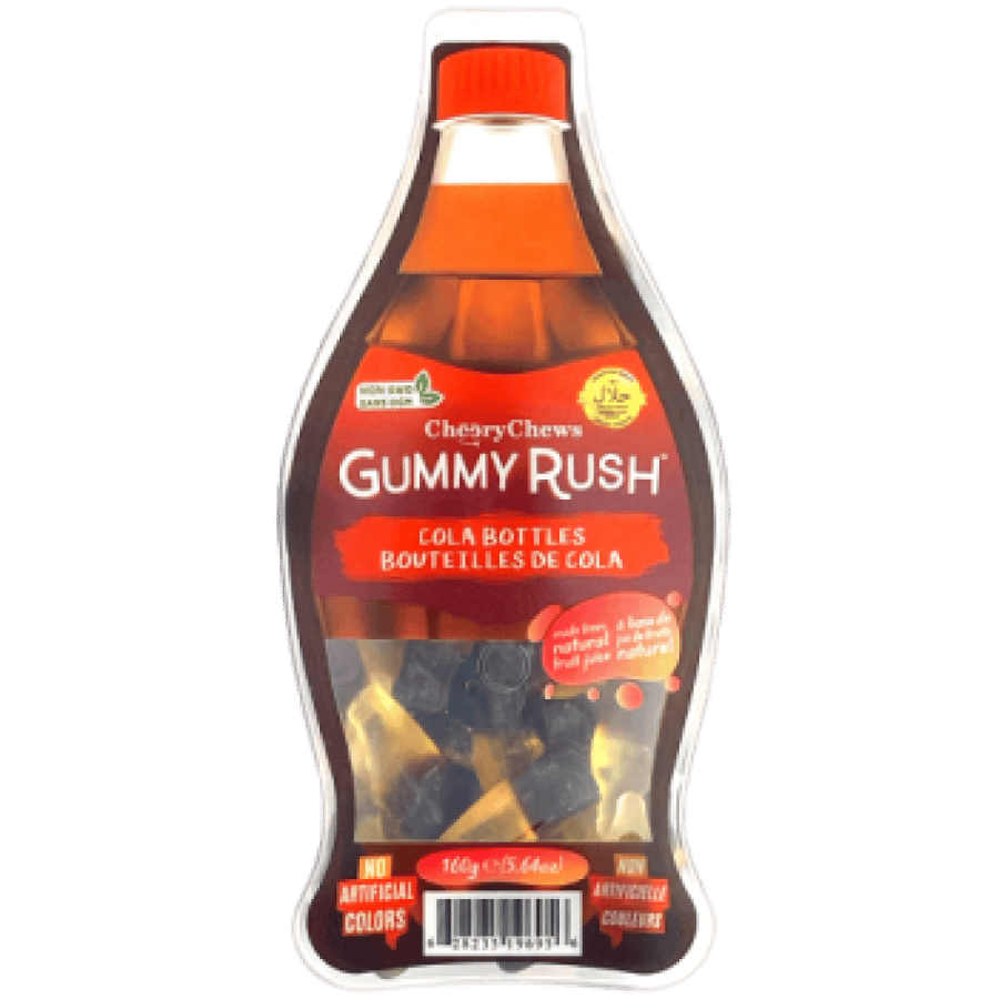 GUMMY RUSH COLA BOTTLE 160G / جامي راش كولا زجاجة 160غ