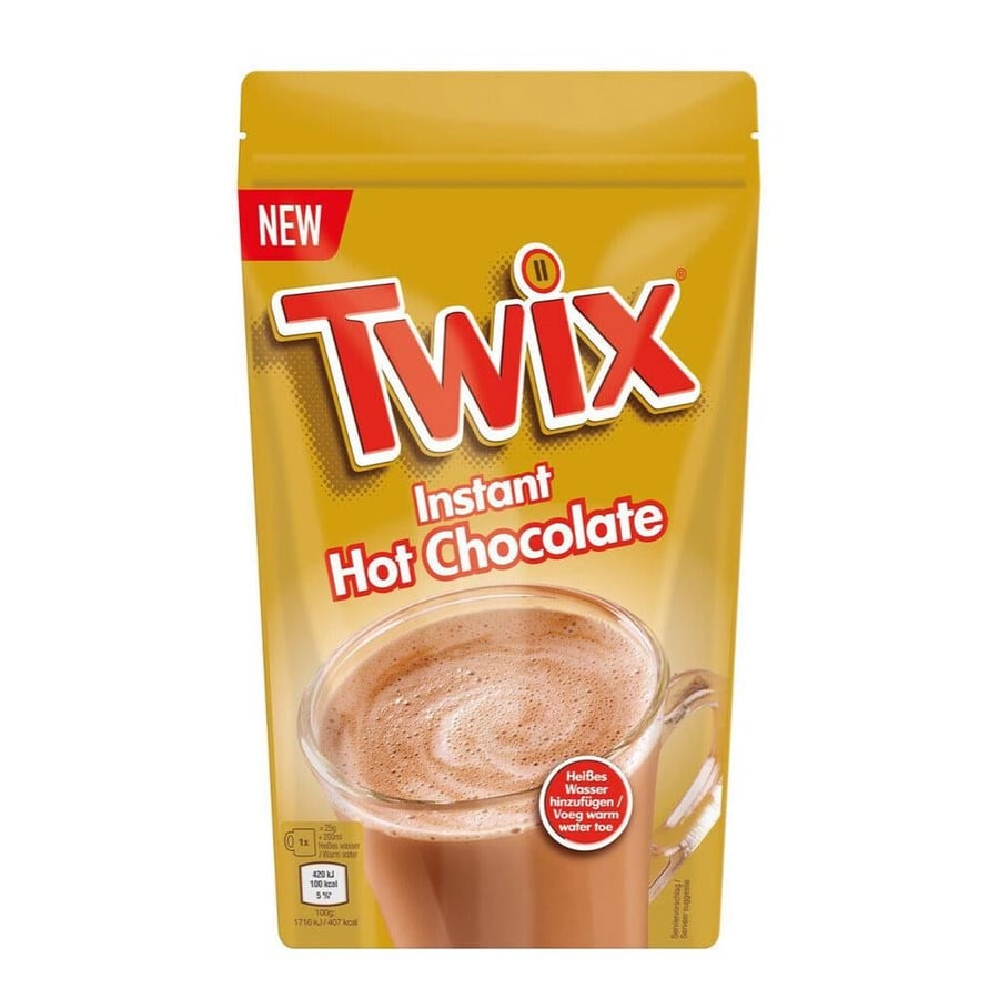 TWIX HOT CHOCOLATE POUCH 140G / تويكس مسحوق الشوكلاتة أكياس 140غ