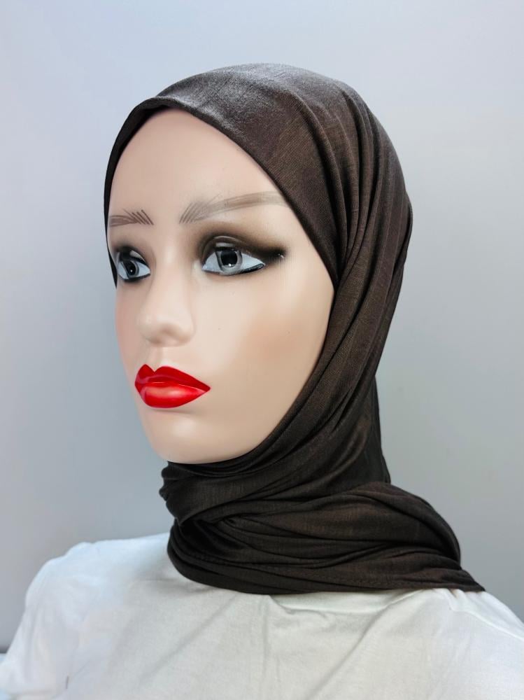 حجاب قطن دبل استرتش - ألوان متعددة