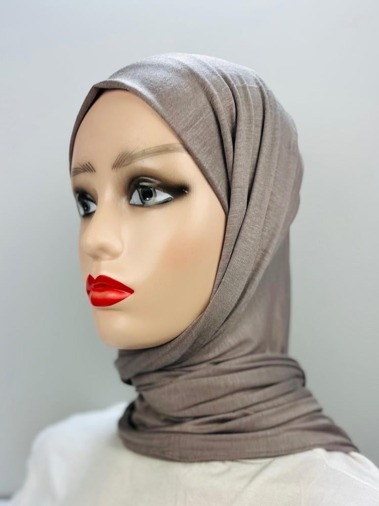حجاب قطن دبل استرتش - ألوان متعددة