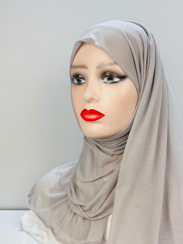 حجاب قطن تركي - ابيض اوف وايت