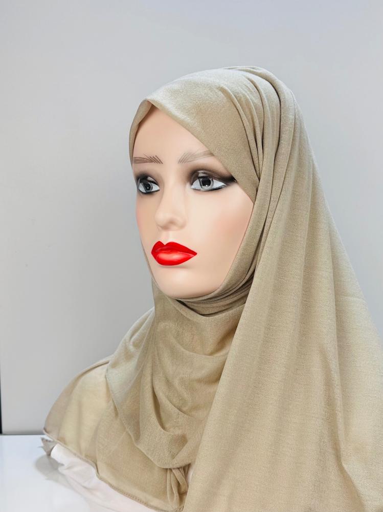 حجاب قطن تركي - ابيض اوف وايت