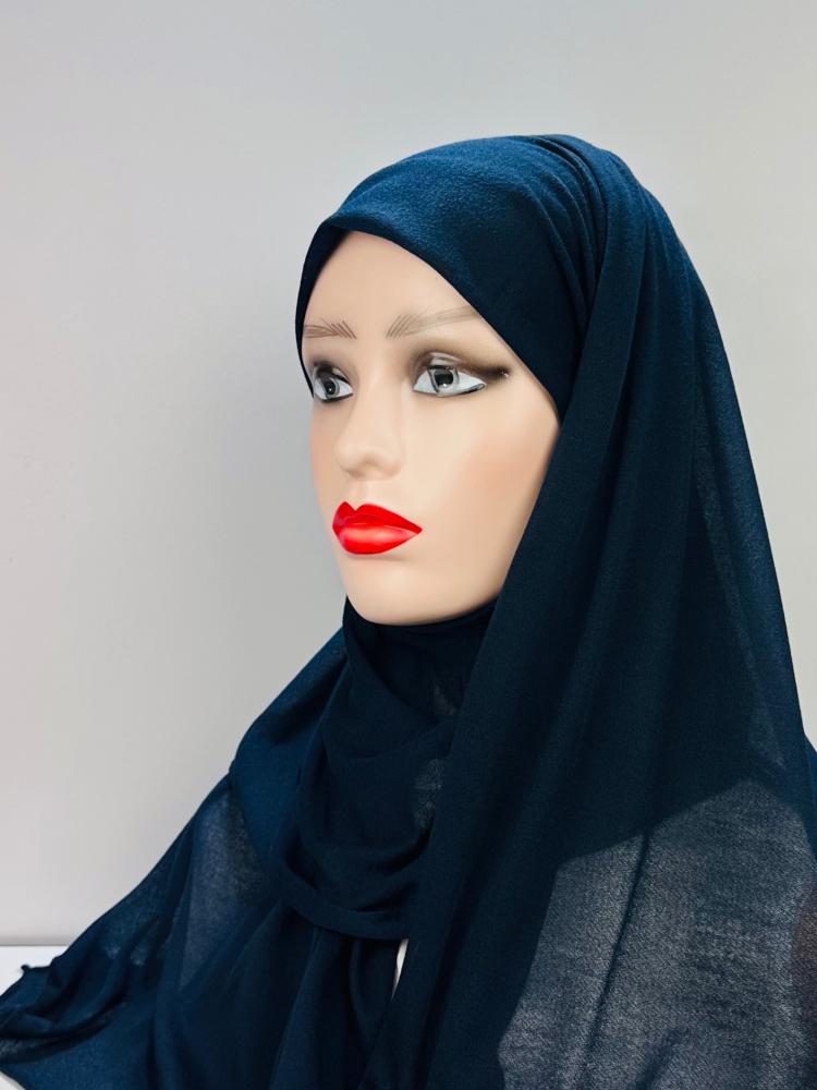 حجاب قطن تركي - ابيض اوف وايت