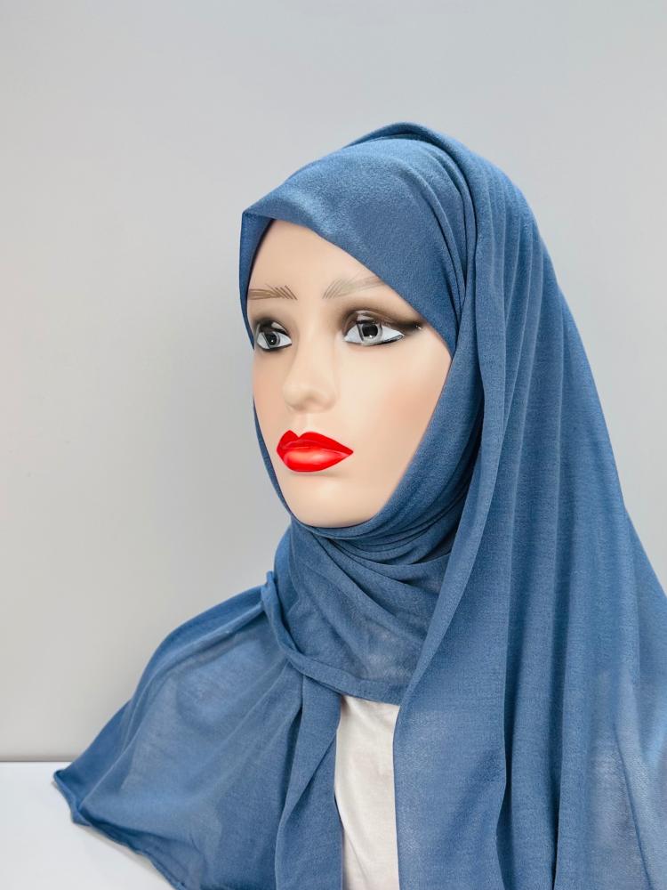 حجاب قطن تركي - ابيض اوف وايت