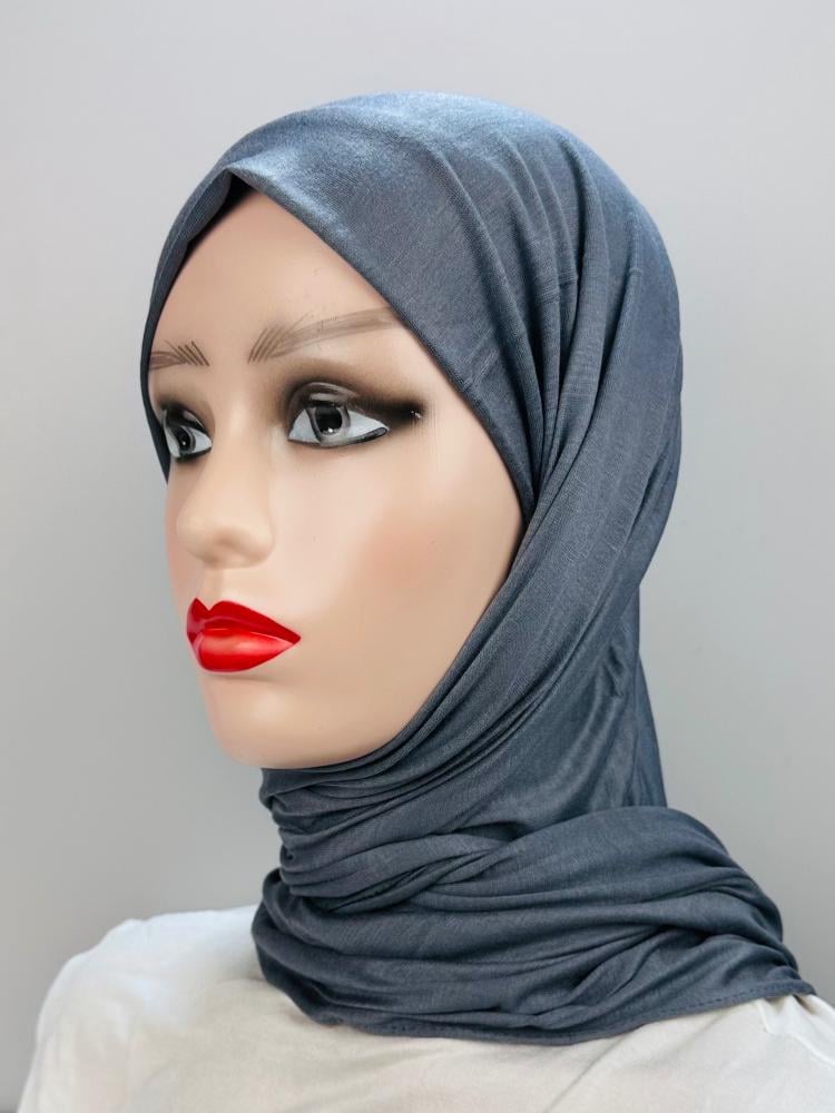حجاب قطن دبل استرتش - ألوان متعددة