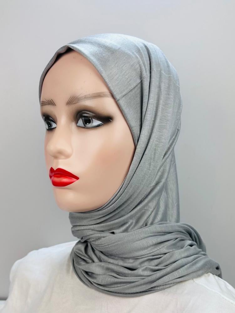 حجاب قطن دبل استرتش - ألوان متعددة