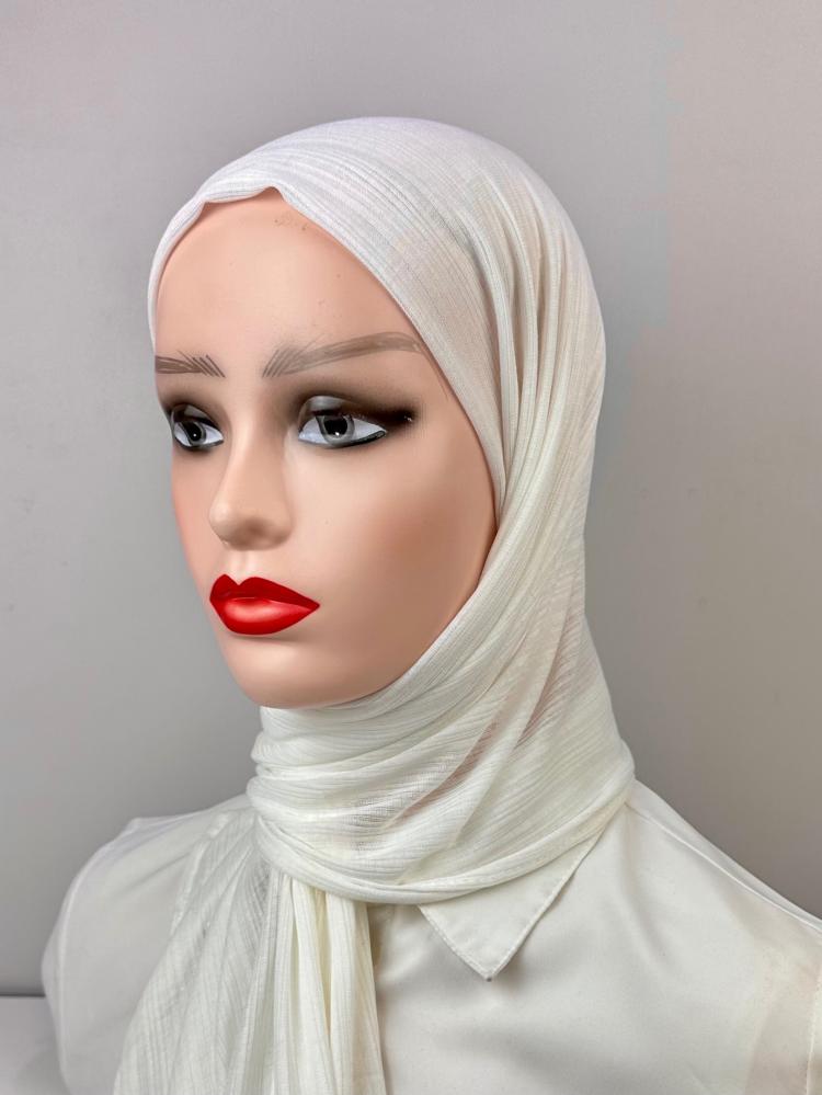 حجاب  قطن جيرسي منقوش