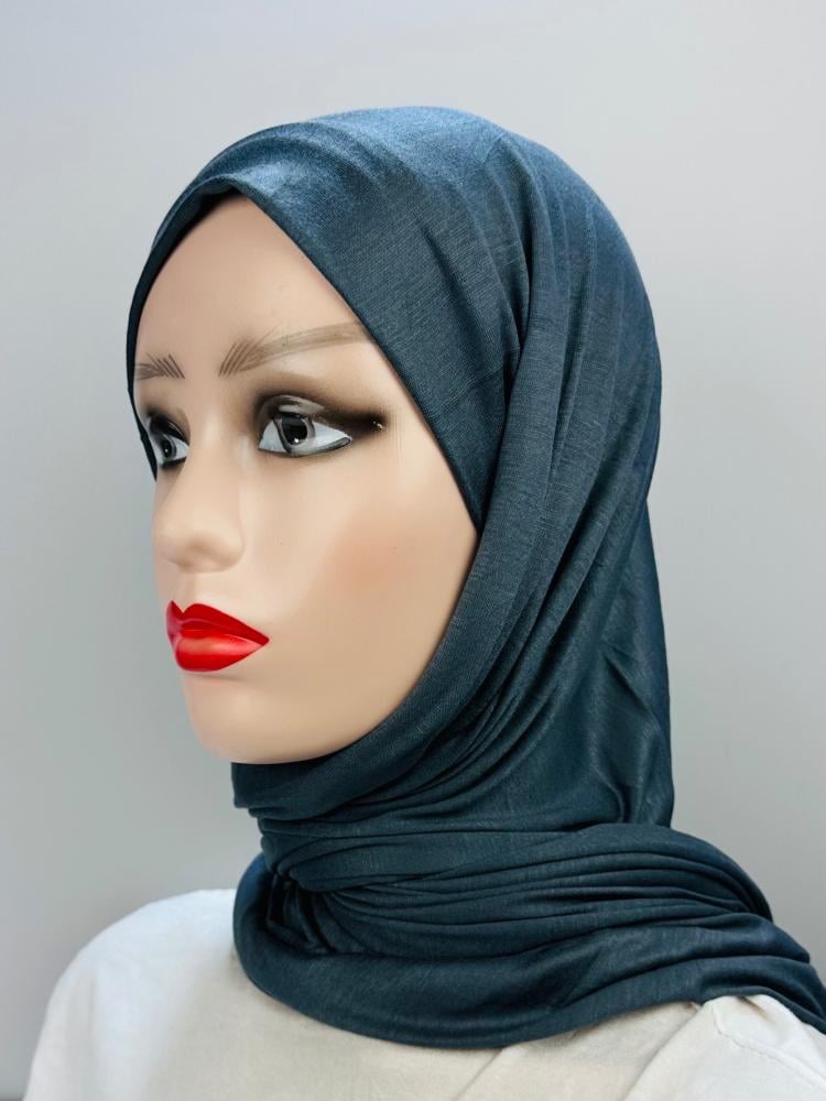حجاب قطن دبل استرتش - ألوان متعددة