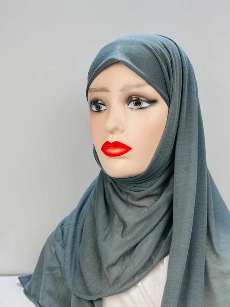 حجاب قطن تركي - ابيض اوف وايت