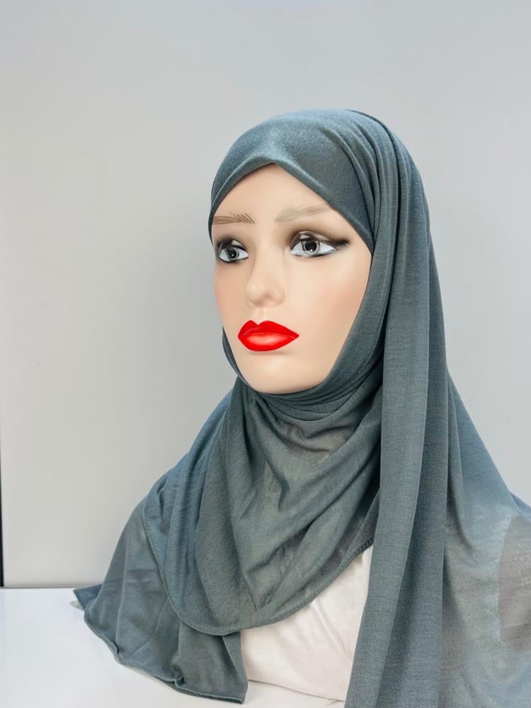 حجاب قطن تركي - ابيض اوف وايت