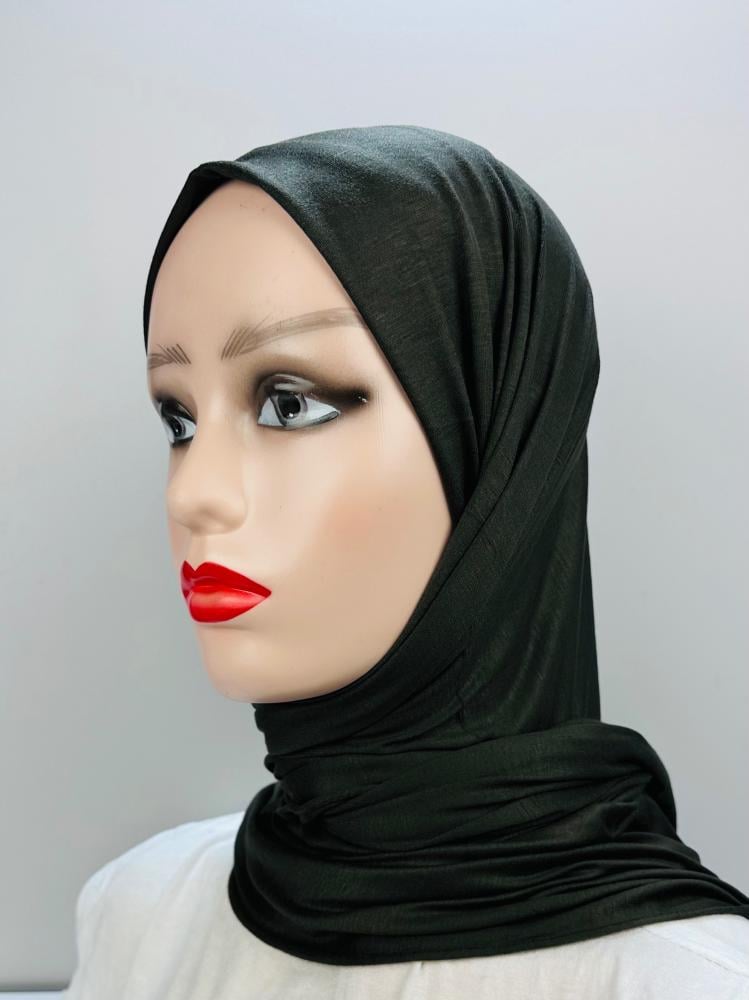 حجاب قطن دبل استرتش - ألوان متعددة