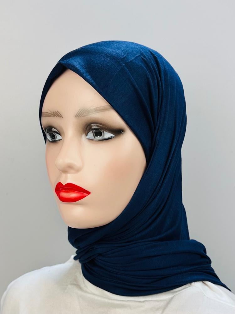 حجاب قطن دبل استرتش - ألوان متعددة