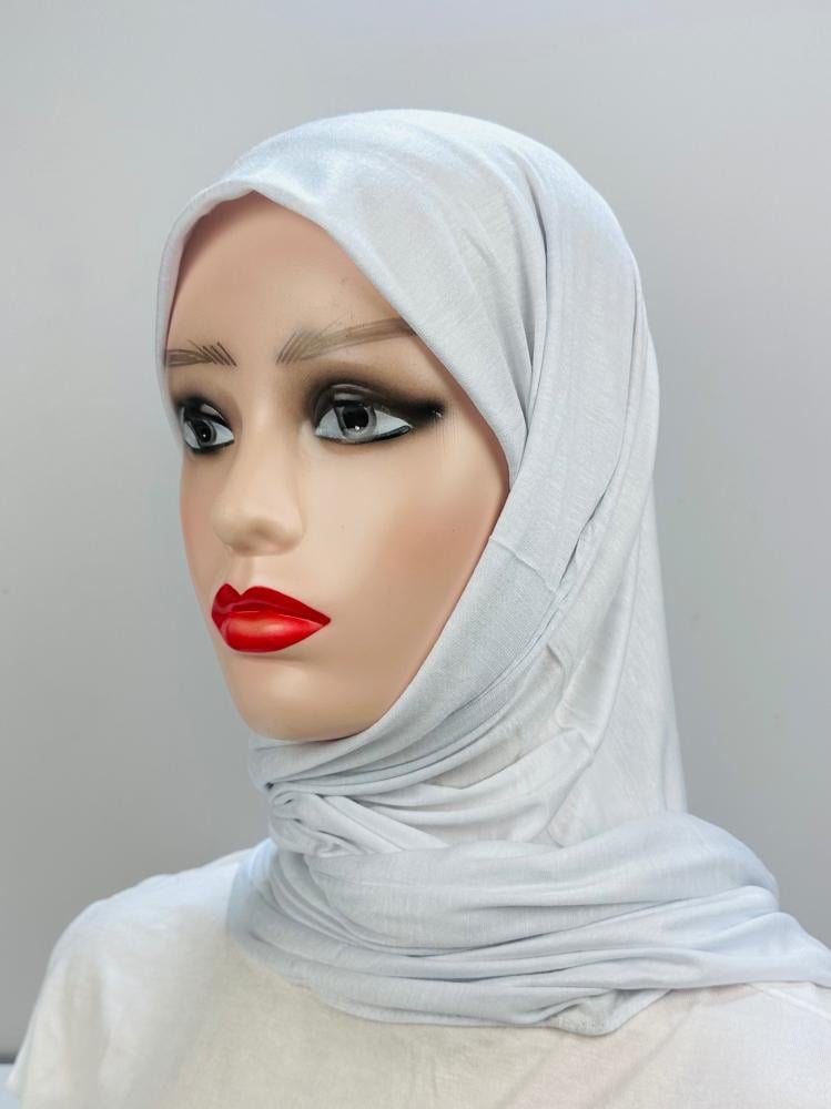 حجاب قطن دبل استرتش - ألوان متعددة