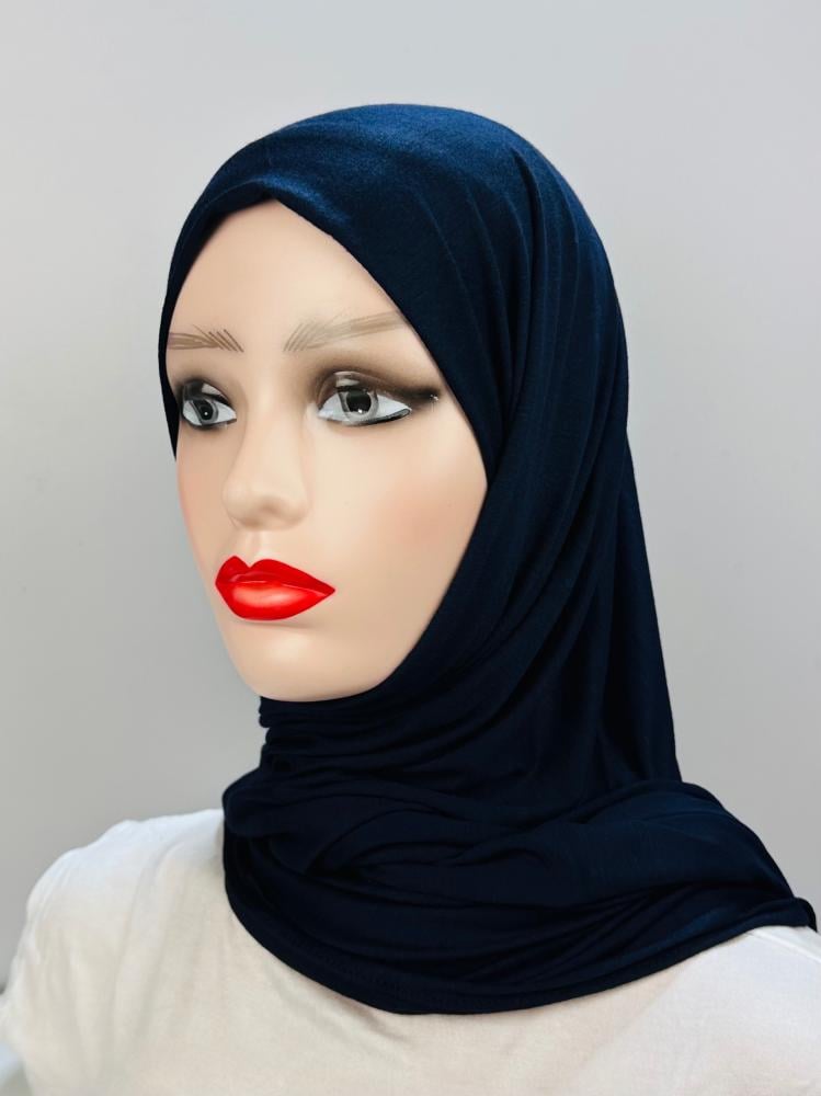 حجاب قطن دبل استرتش - ألوان متعددة