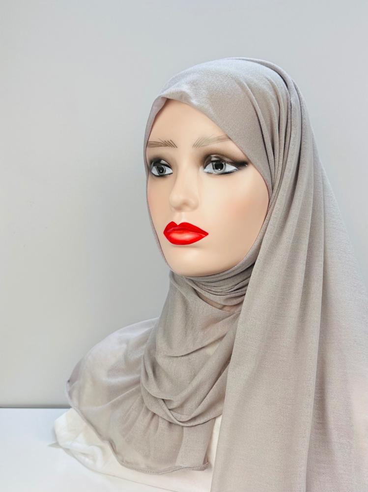 حجاب قطن تركي - ابيض اوف وايت