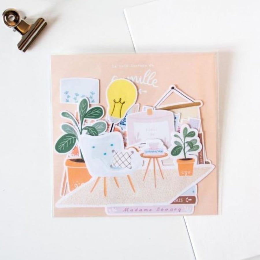 Square cards 5 cm (small)