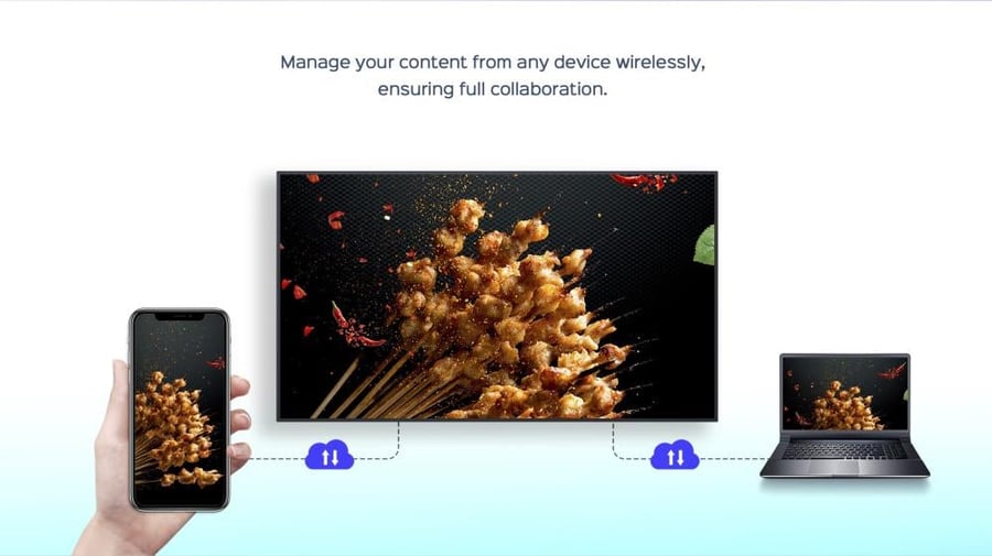 MOKA TCL DS60 Digital Advertising Display 4K  24h Continuous Operation