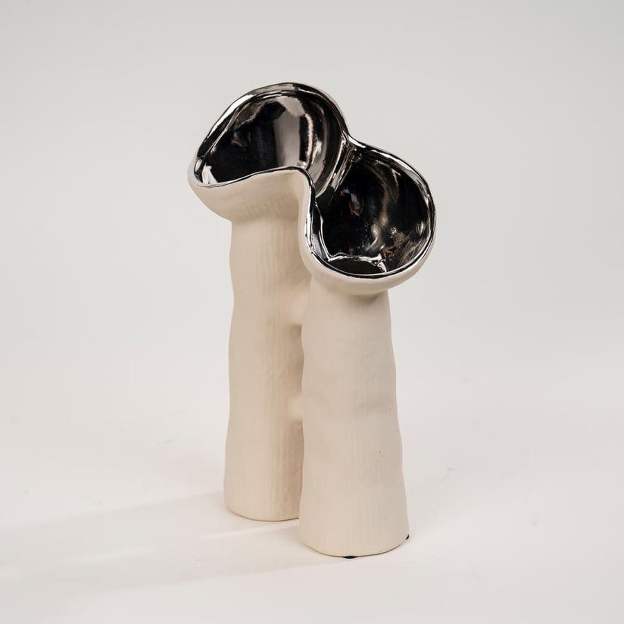 Ceramic Vase with Separate Holes