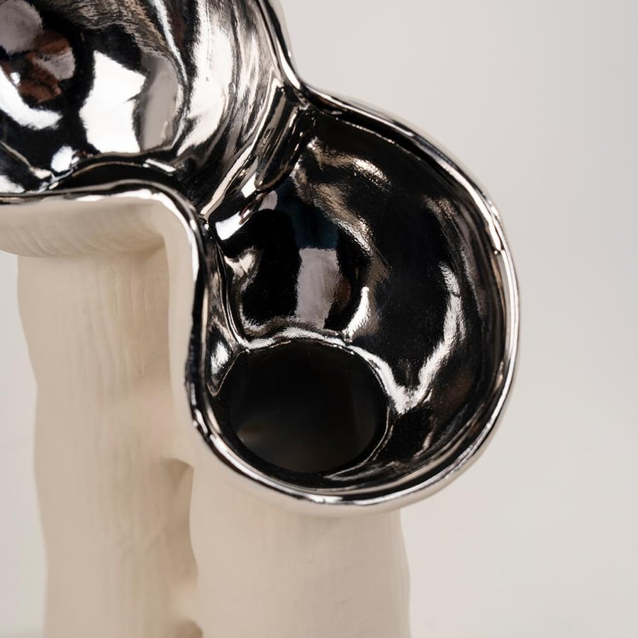 Ceramic Vase with Separate Holes