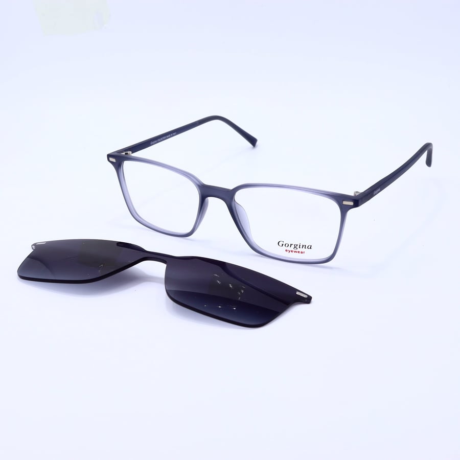نظارة طبية كليب اون شمسية للجنسين إطار أسيتات جورجينا (Gorgina rx7090)