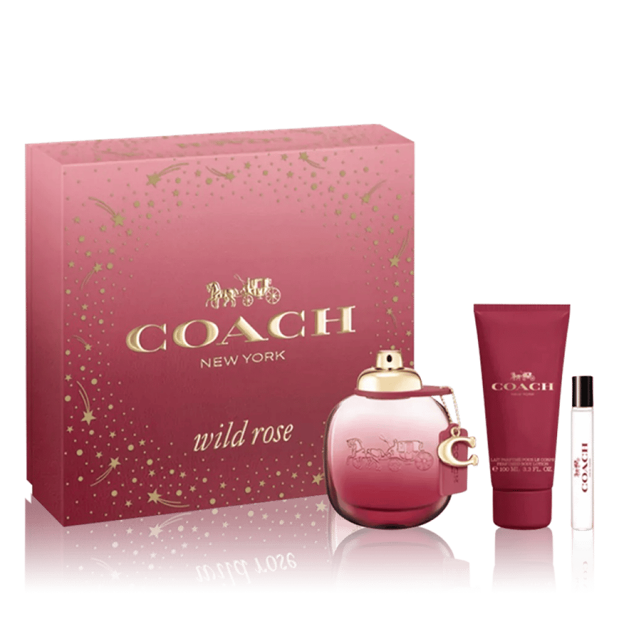 Wild Rose Collection Coach (or Eau de Parfum 90 ml + Eau de Parfum 7.5 ml + Body Lotion 100 ml)