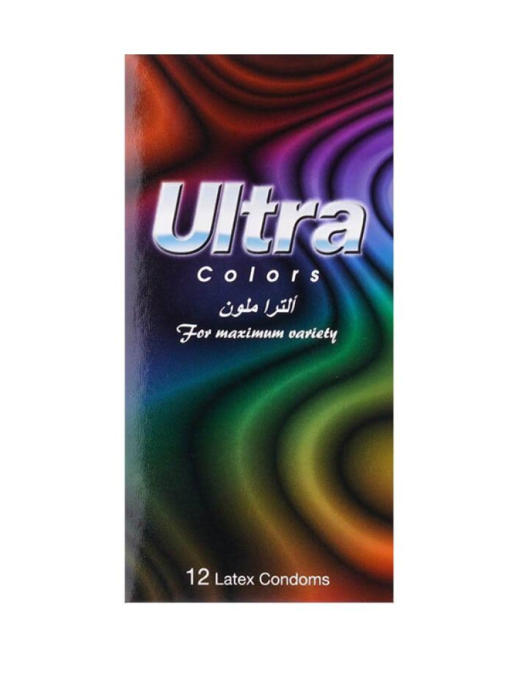 Ultra Colored Condoms - 12 Pieces