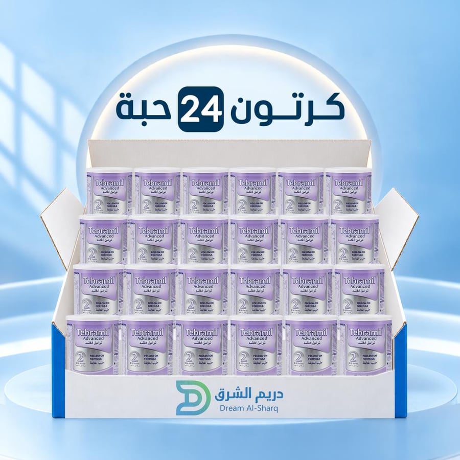 تبراميل ادفانسد حليب اطفال 2 - 400 جرام - كرتون 24 حبه