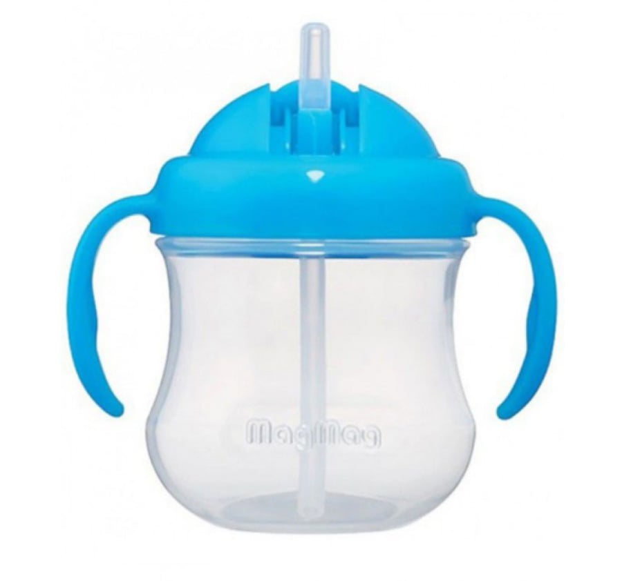 Pigeon Mag Mag Straw Cup Step3- sky blue