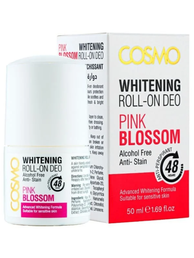 Cosmo Pink Blossom Skin Lightening Roll-On Deodorant, 50 ml
