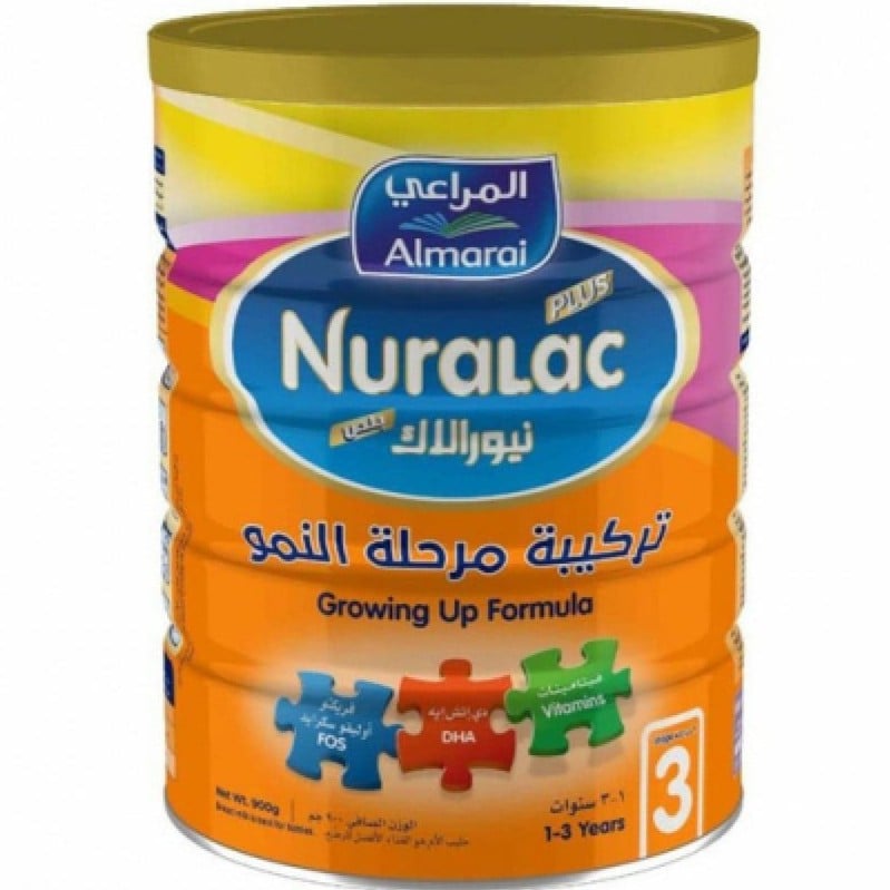 نيورالاك بلص حليب اطفال رقم 3 (1-3 سنوات) داعم للنمو - 900 جم