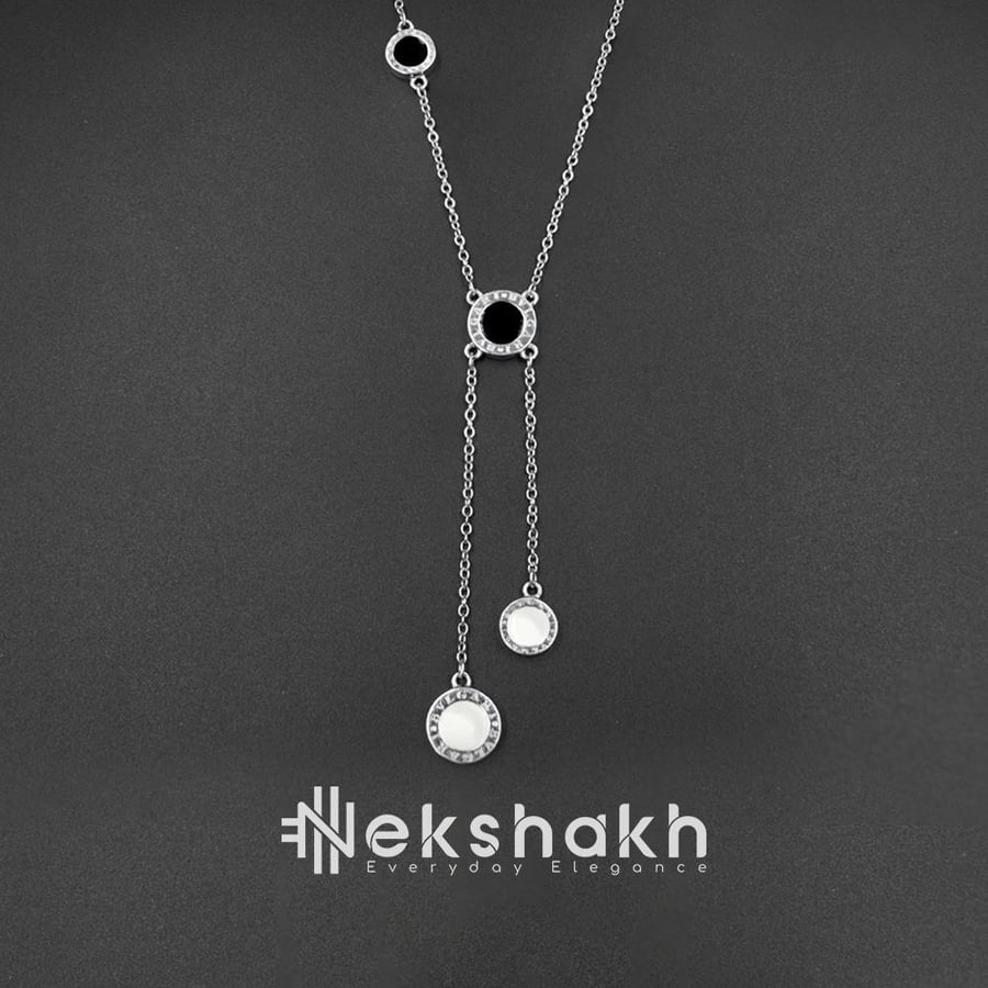 Harmony of Shadow and Light Necklace (Sterling Silver 925)