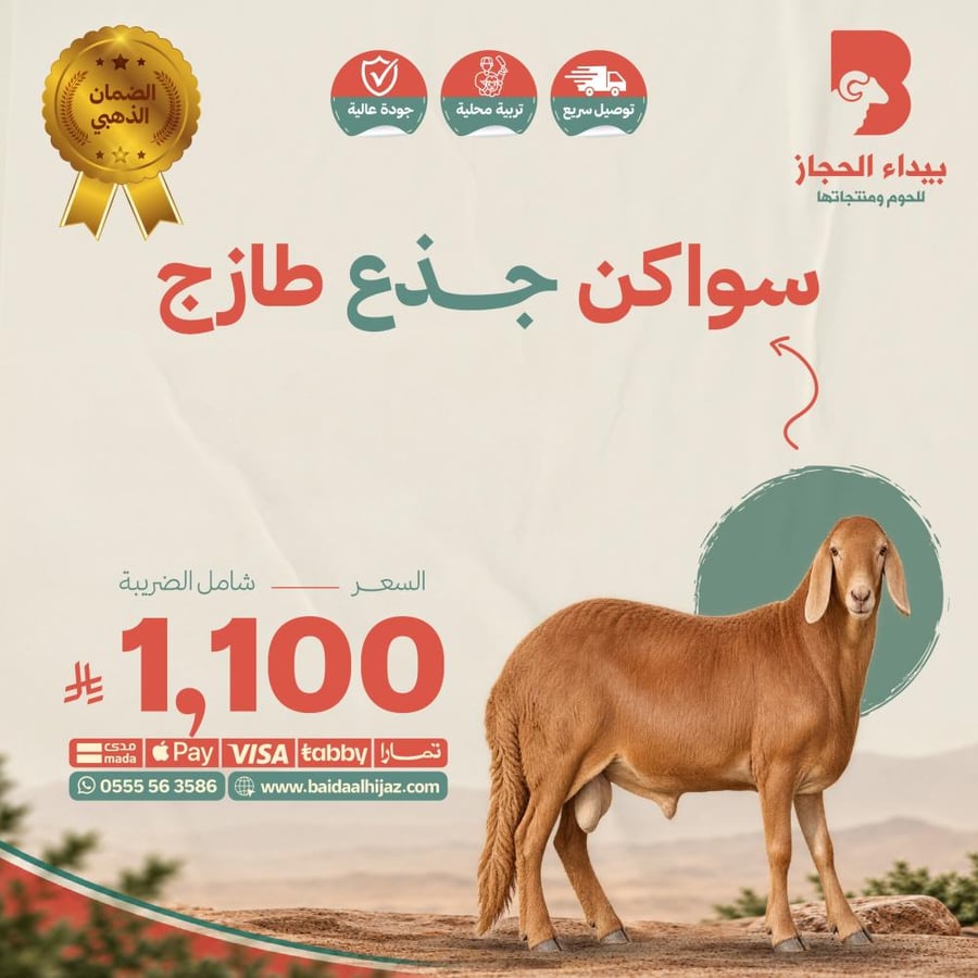 سواكن جذع طازج