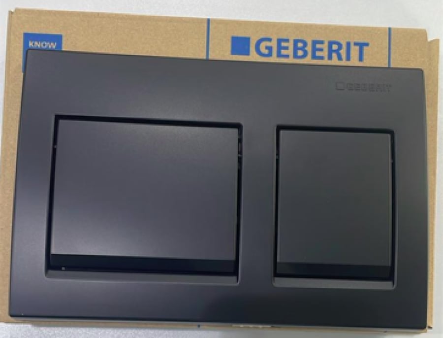 وجه سيفون دفن الفا اسود مطفي جيبرت / Geberit