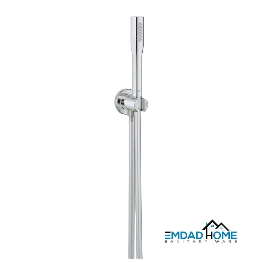 سماعة دش ايفوريا اسطوانية مع مخرج بعلاقة كروم جروهي / GROHE