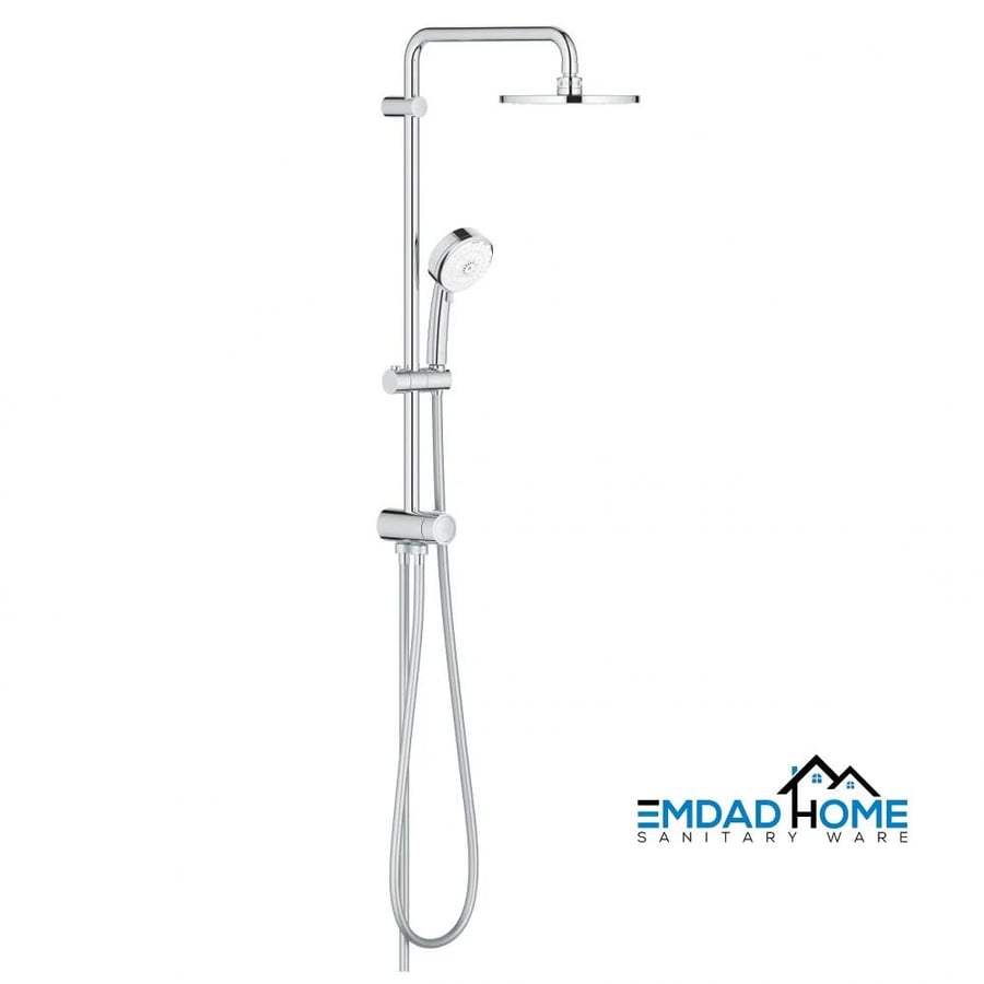 مسطرة عامود دش طاسة مع سماعة  جروهي / GROHE