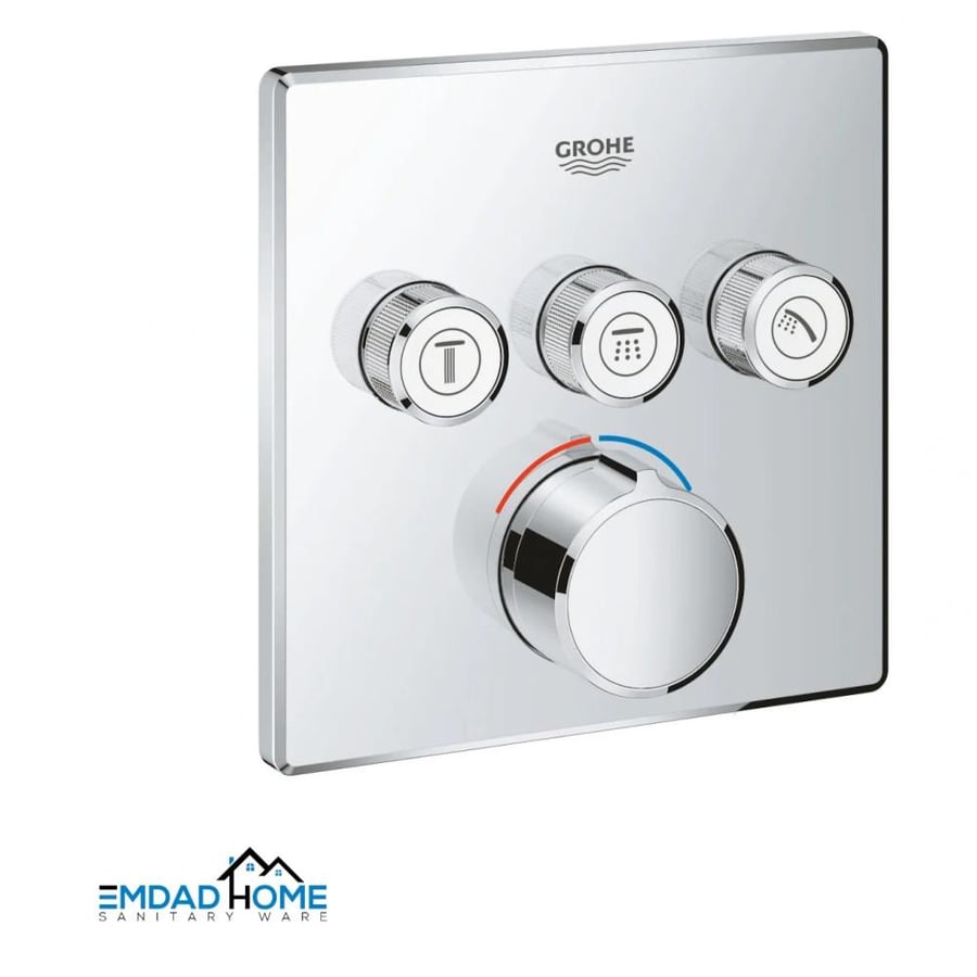 وجه خلاط 3 خيارات مربع سمارت كنترول جروهي / GROHE