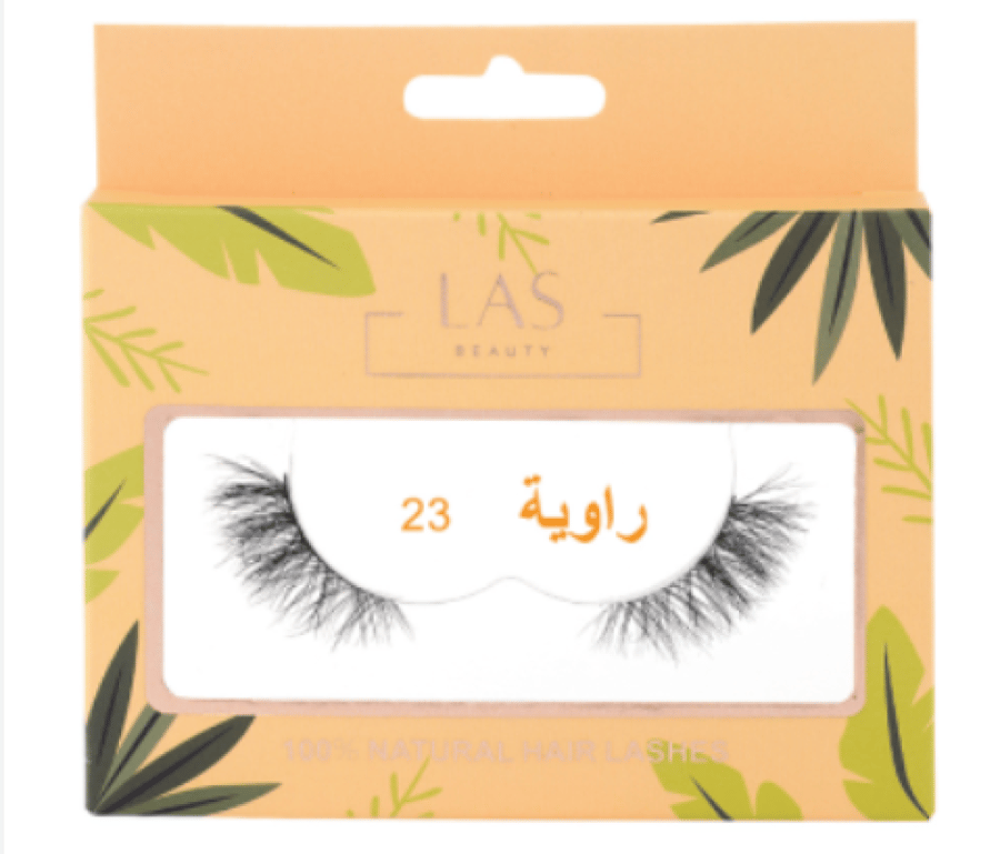 رموش شعر طبيعي من لاس بيوتي-23 راوية