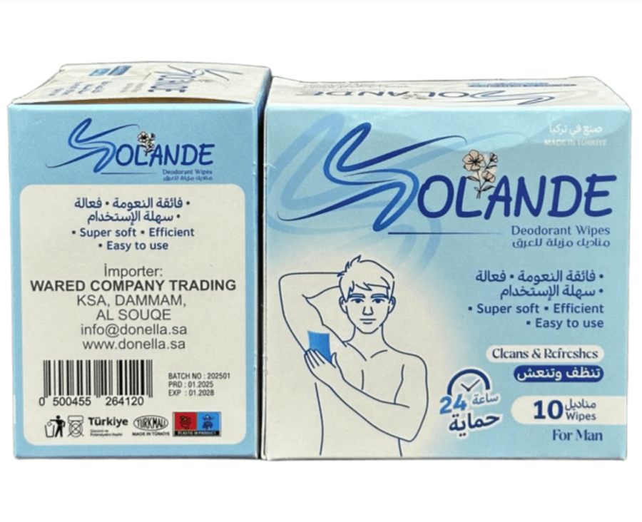 سولاند مناديل مزيل عرق للرجال