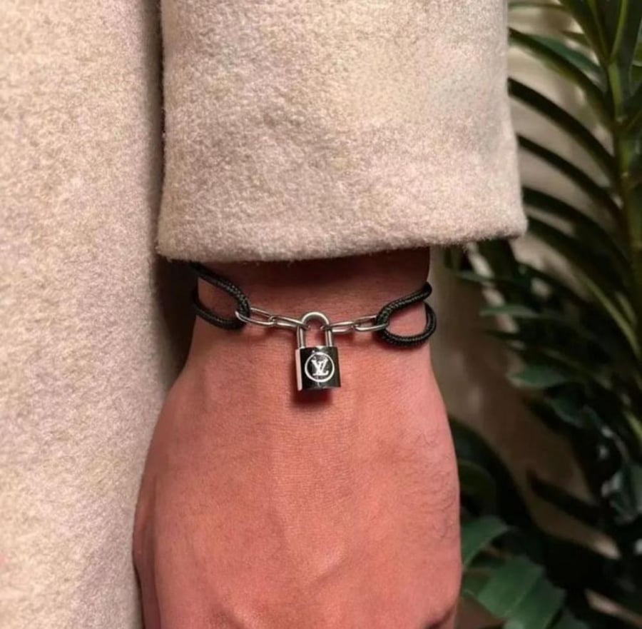 Louis Vuitton bracelet with lock