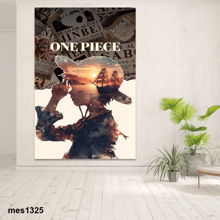لوحة جدارية مطبوعة على لوح اكريلك من انمي One Piece / ون بيس
