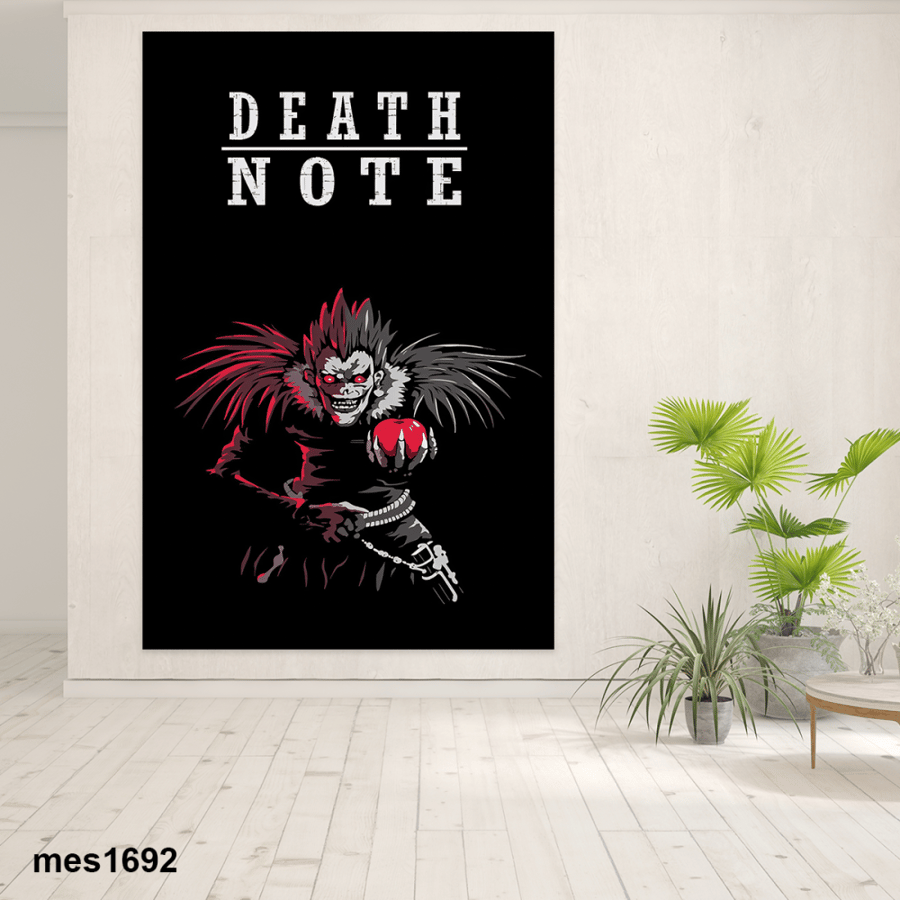 لوحة جدارية مطبوعة على لوح اكريلك من انمي DEATH NOTE / مذكرة الموت